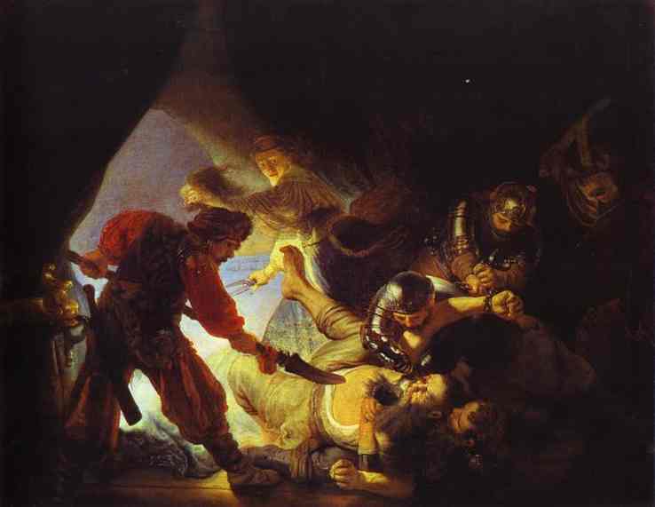 The Blinding Of Samson — Rembrandt Van Rijn