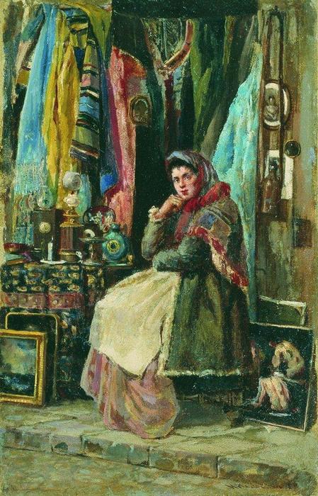 Antique Shop — Konstantin Yegorovich Makovsky