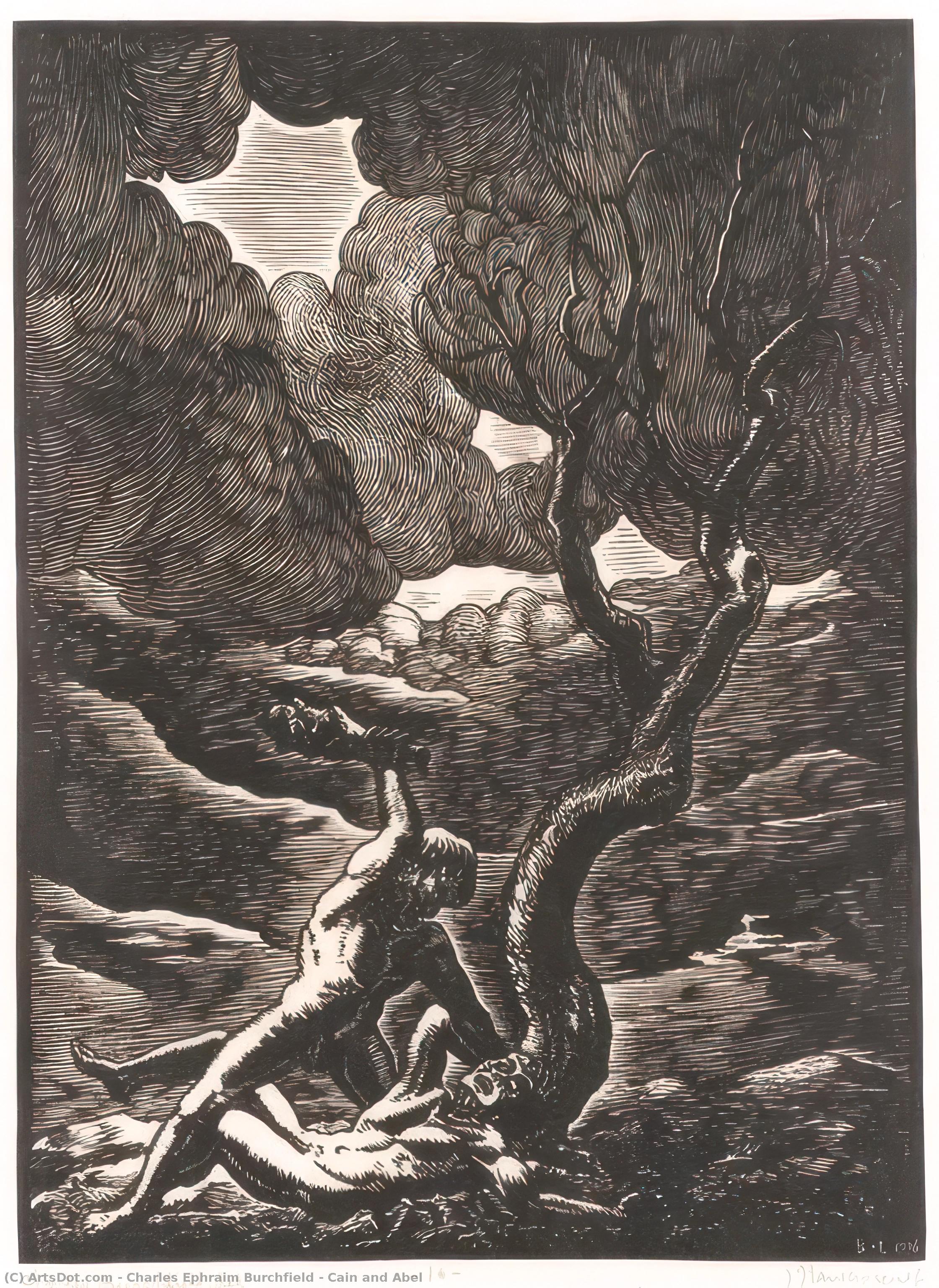 Cain And Abel — Charles Burchfield