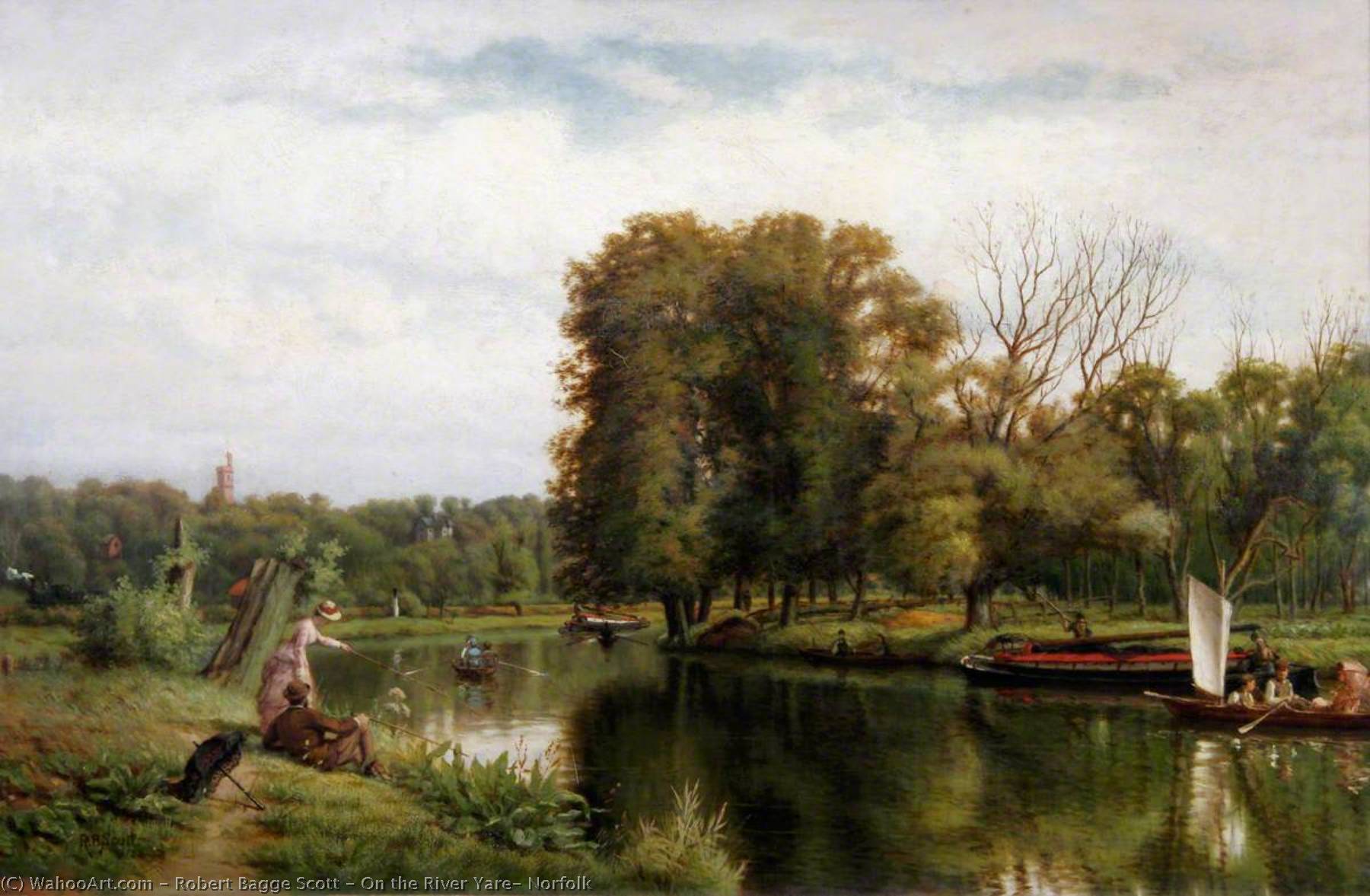 On The River Yare, Norfolk — Robert Bagge Scott