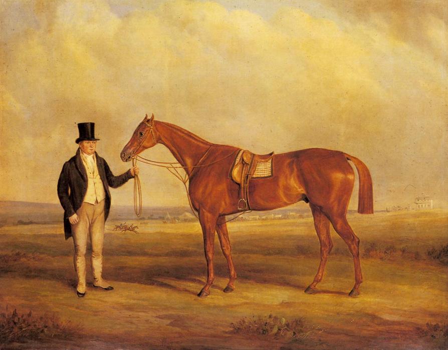 A Gentleman Holding Dangerous, The Winner Of The 1833 Derby — Sr. John E. Ferneley