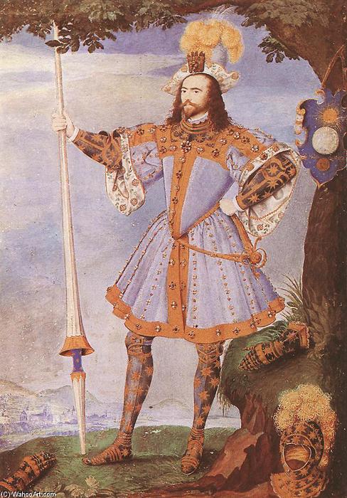 Portrait Of George Clifford, Earl Of Cumberland — Nikolas Hilijard