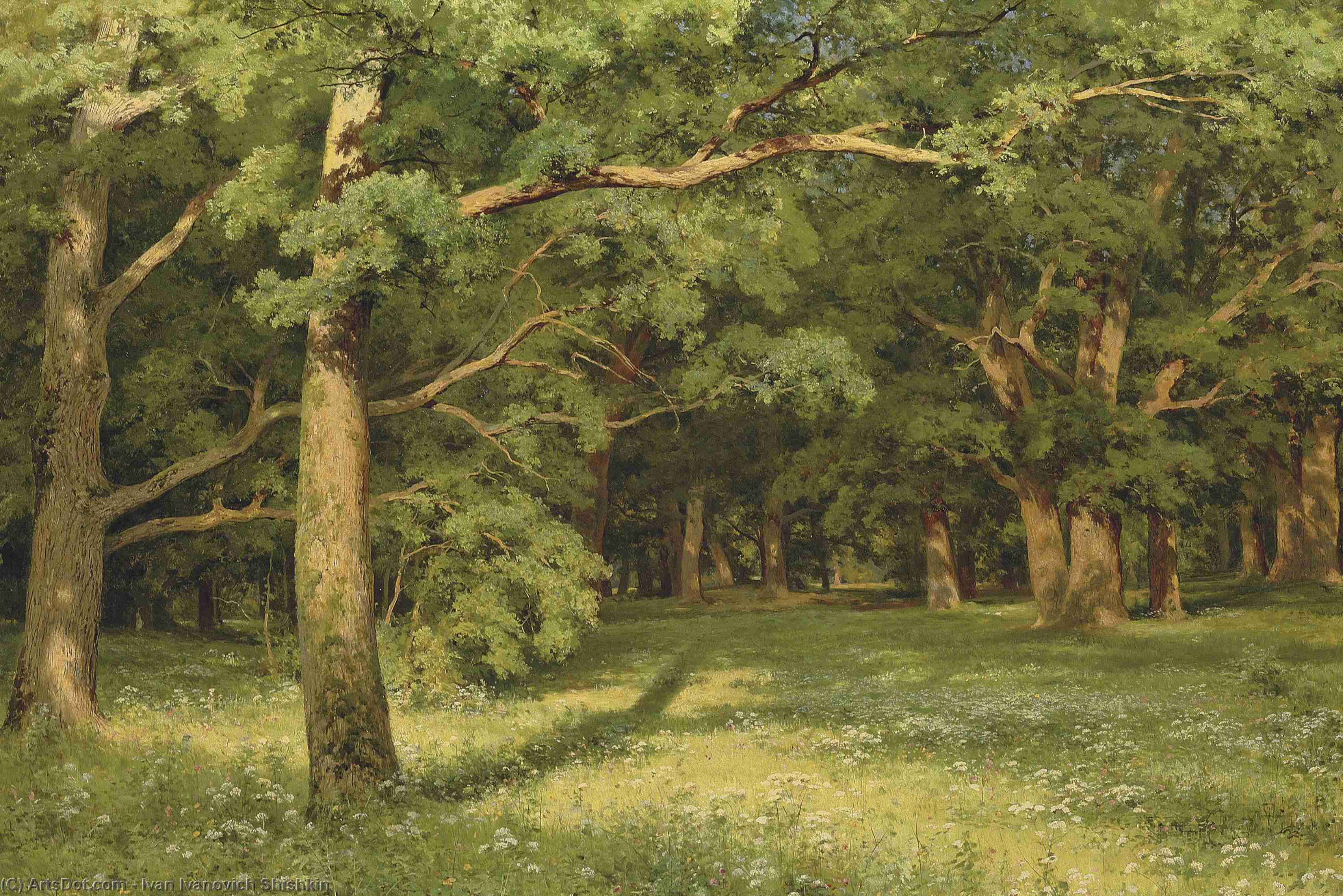 The Forest Clearing — イワン・イヴァノヴィッチ・シシキン