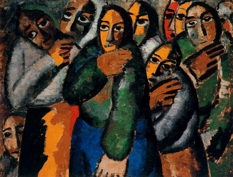 Peasant Womem At Church — Kasimir Sewerinowitsch Malewitsch