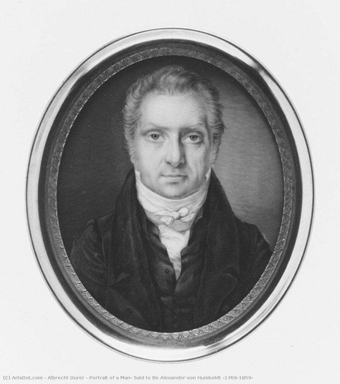 Portrait Of A Man, Said To Be Alexander Von Humboldt (1769–1859) — Albrecht Dürer