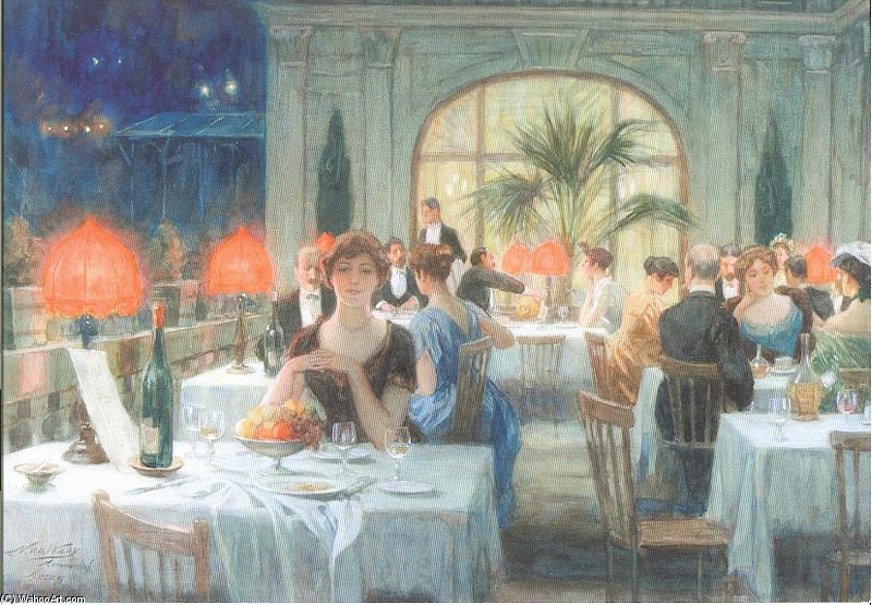 Soiree In Het Hotel Meranerhof — Nicolaas Van Der Waay