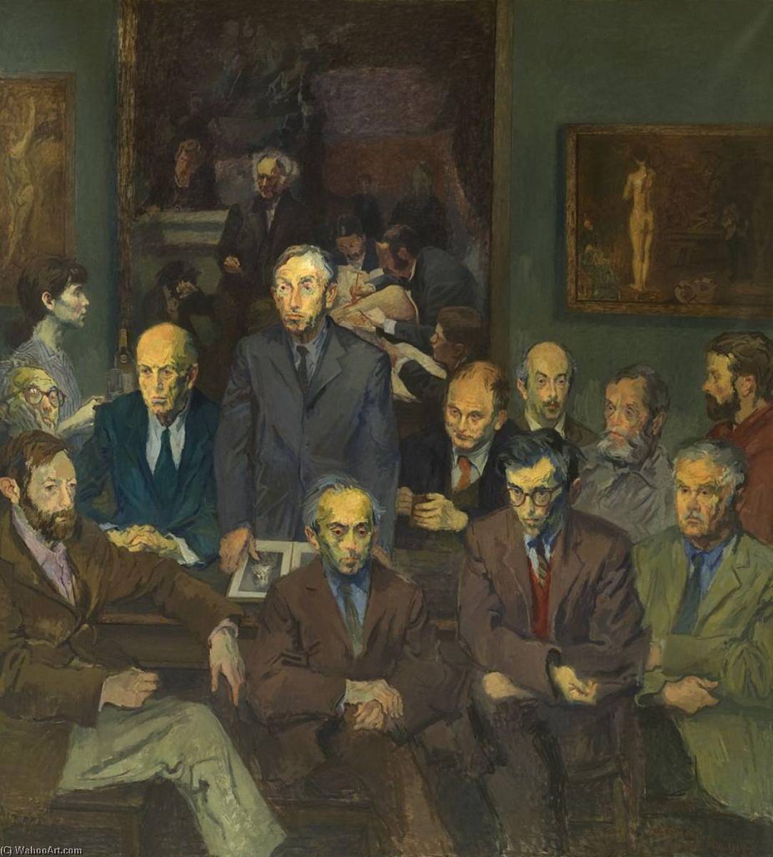 Homage To Thomas Eakins — Raphael Soyer