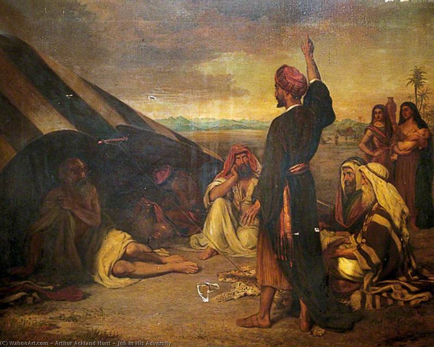 Job In His Adversity — Arthur Ackland Hunt