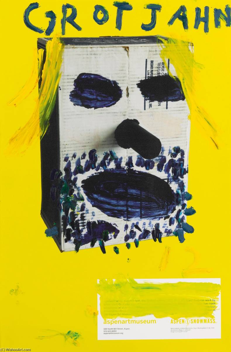 Untitled (blonde Mg43.68) — Mark Grotjahn