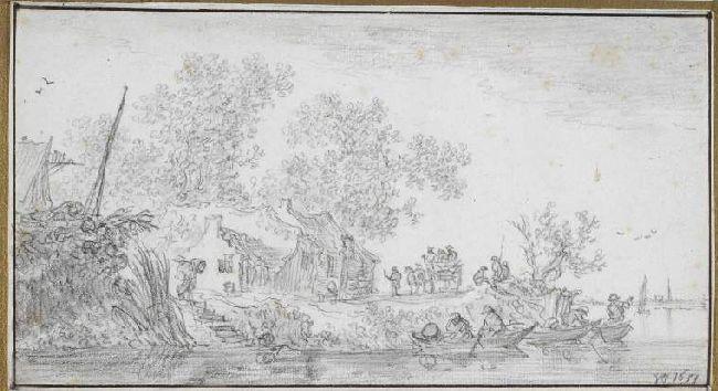A Farm House By A River — Jan Josephszoon Van Goyen