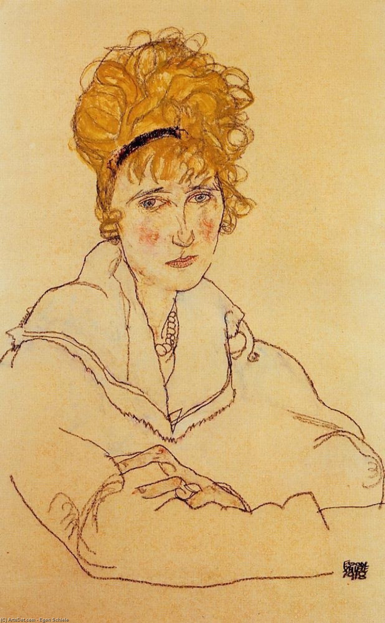 Portrait Of Edith Schiele — Egon Schiele