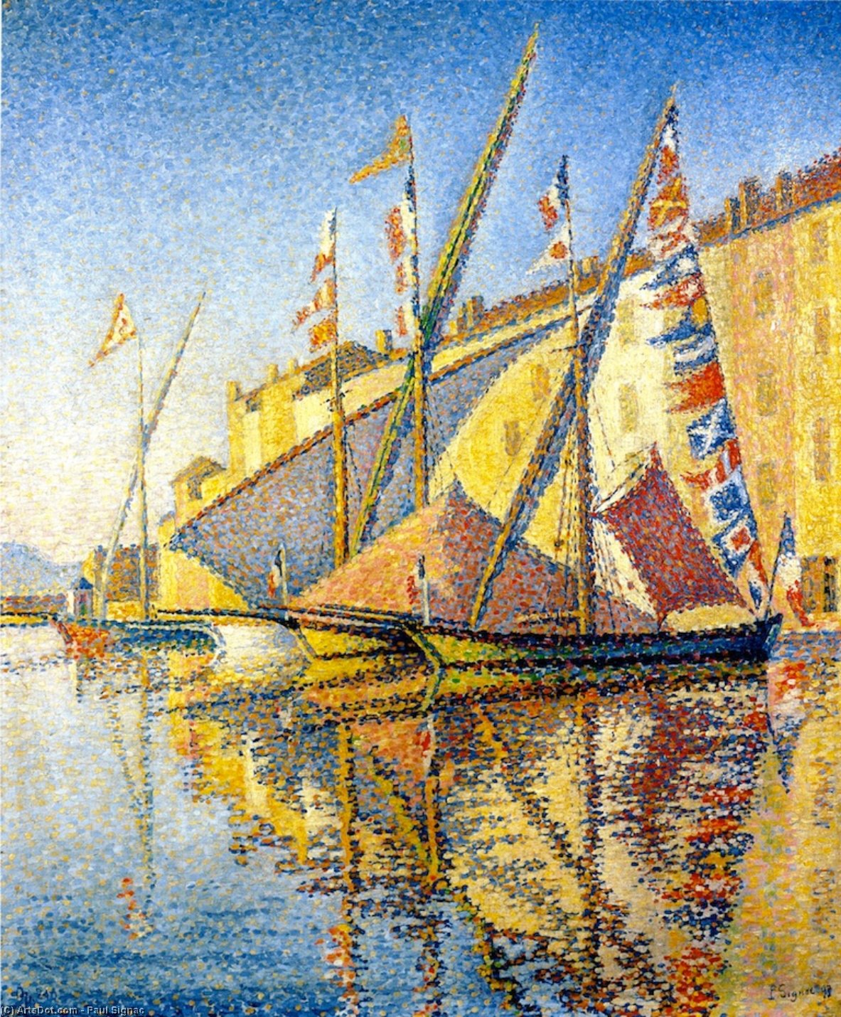 Tartans With Flags, Opus 240 — Paul Signac