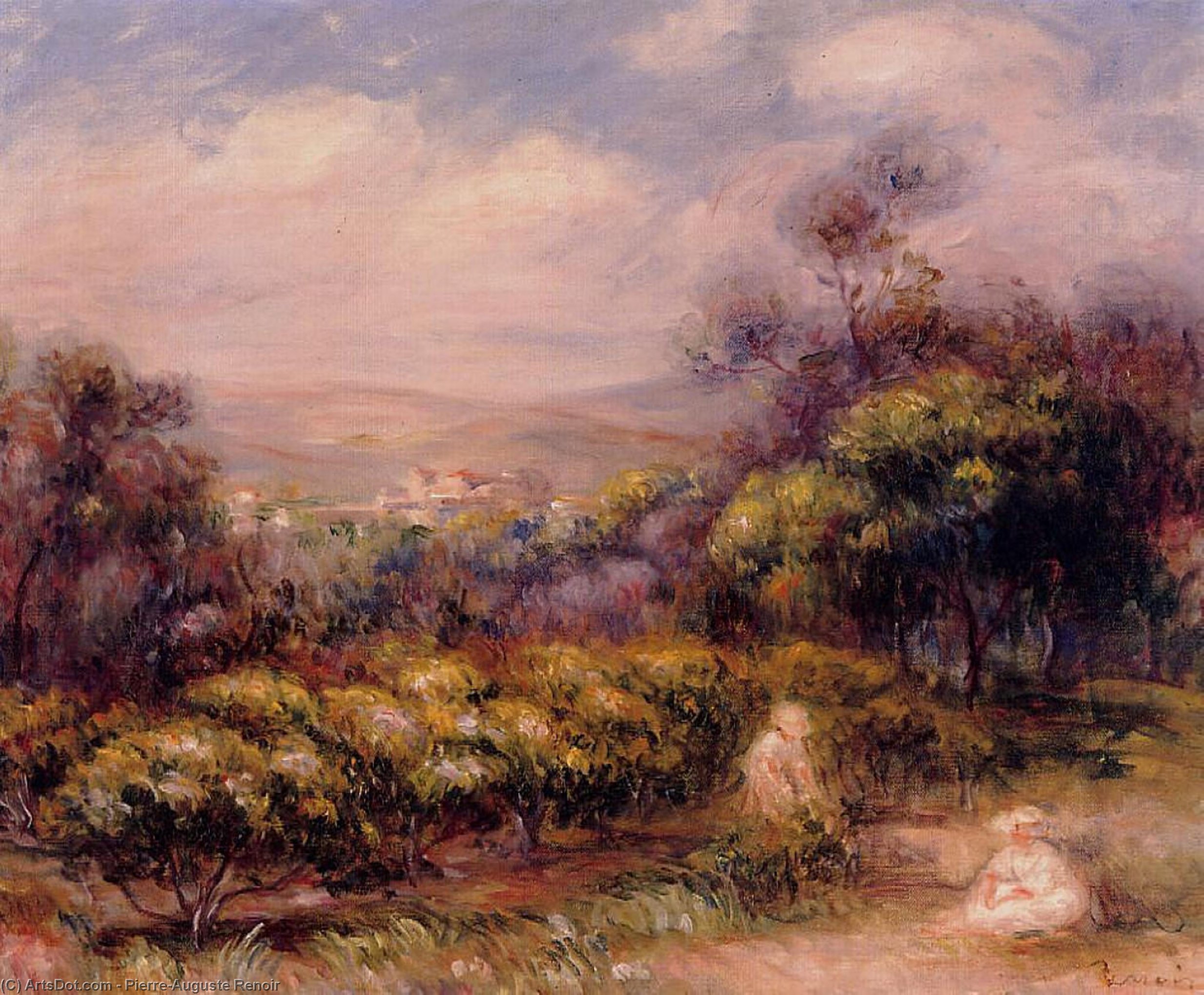 Cagnes Landscape (13) — Пьер-огюст Ренуар