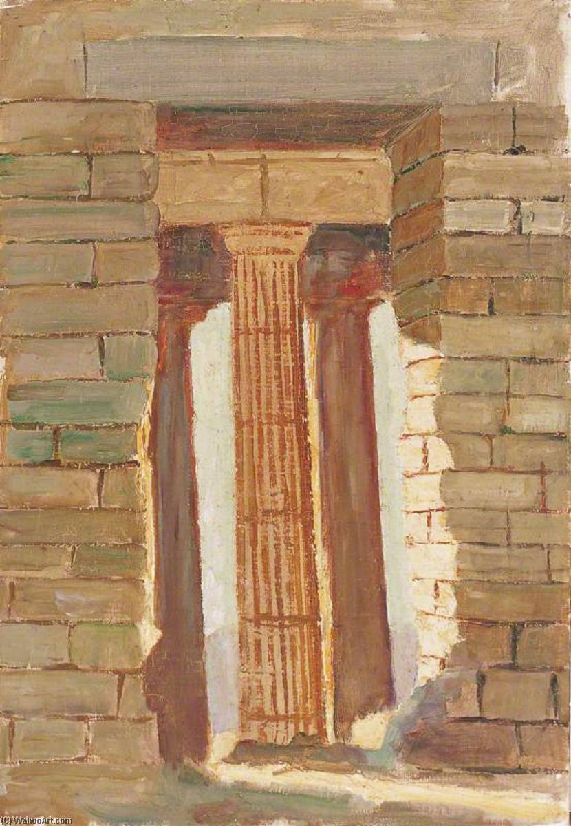 Columns Seen Through An Opening — Winston Spencer Churchill