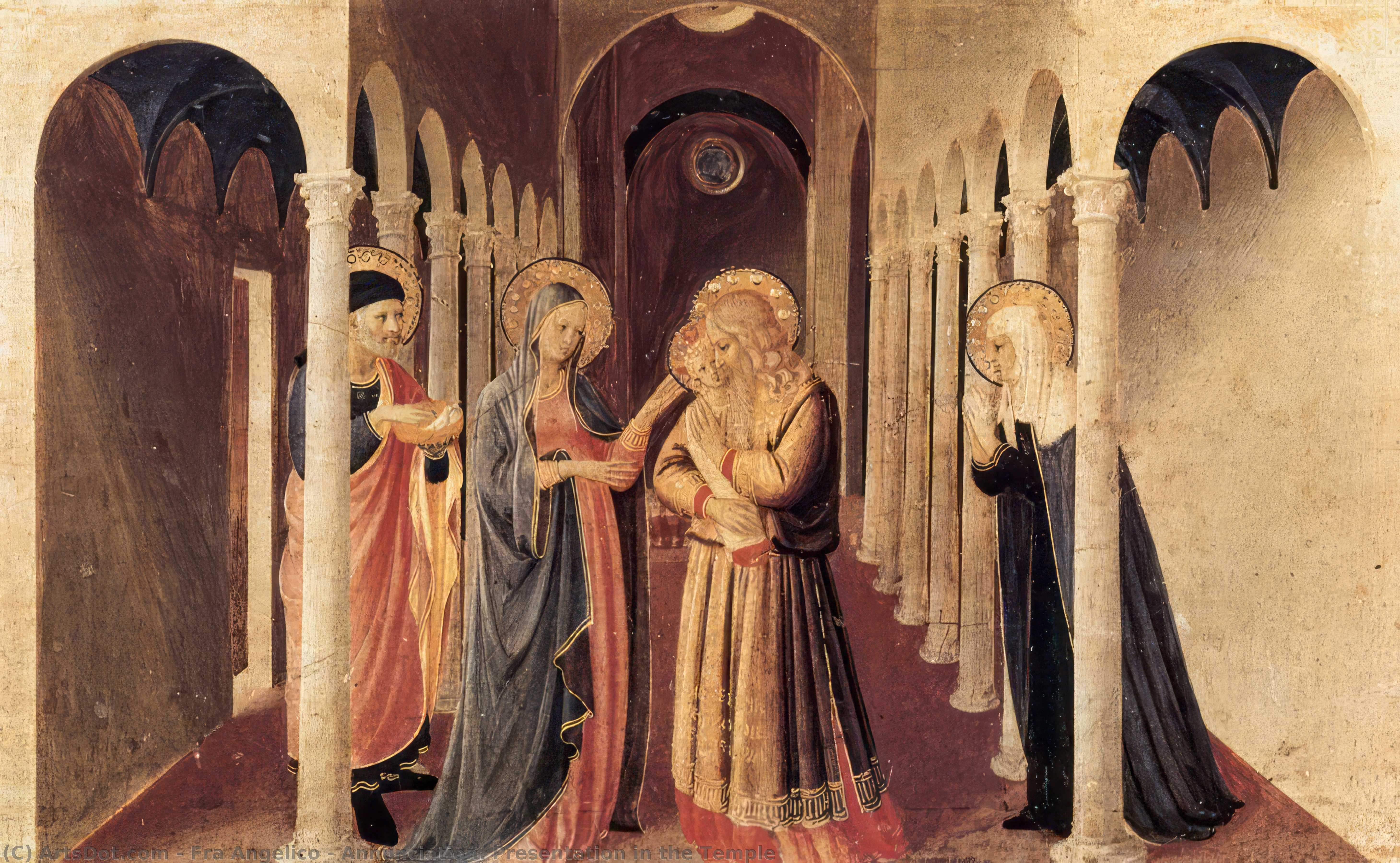Annunciation. Presentation In The Temple — Фра Анђело