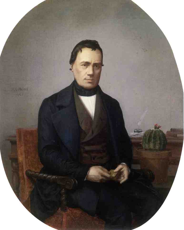 Portrait Of A Gentleman, A Cactus Collector — Jean-léon Gérôme