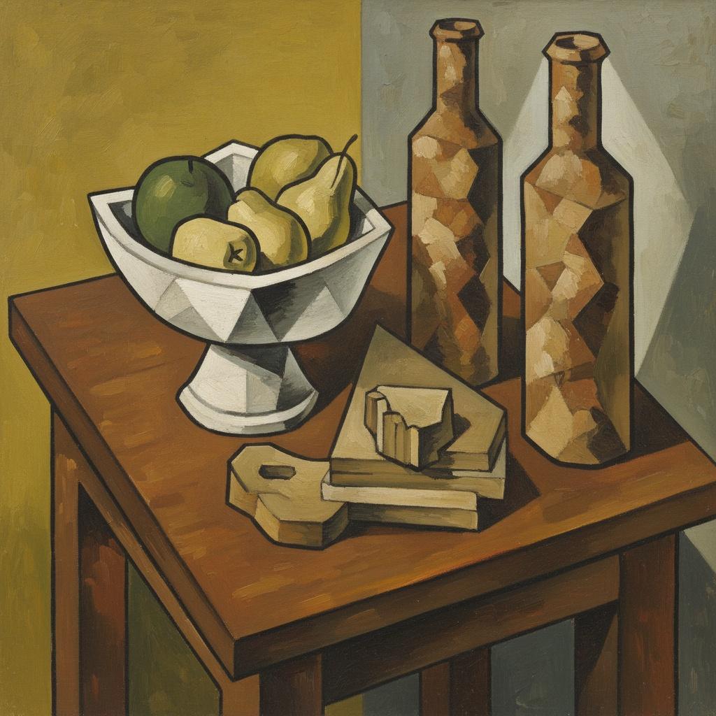 Fragmented Harvest In Ochre And Earth — Marc Duvallier