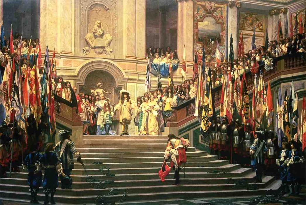 Empfang Des Grand Condé Durch Ludwig Xiv. (versailles, 1674) — Jean-léon Gérôme