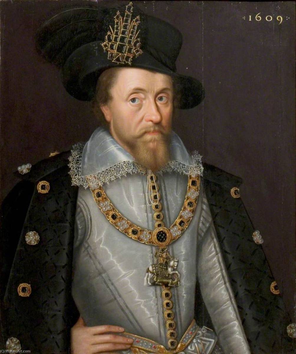 King James I Of England And Vi Of Scotland (1566–1625) — John De Critz The Elder