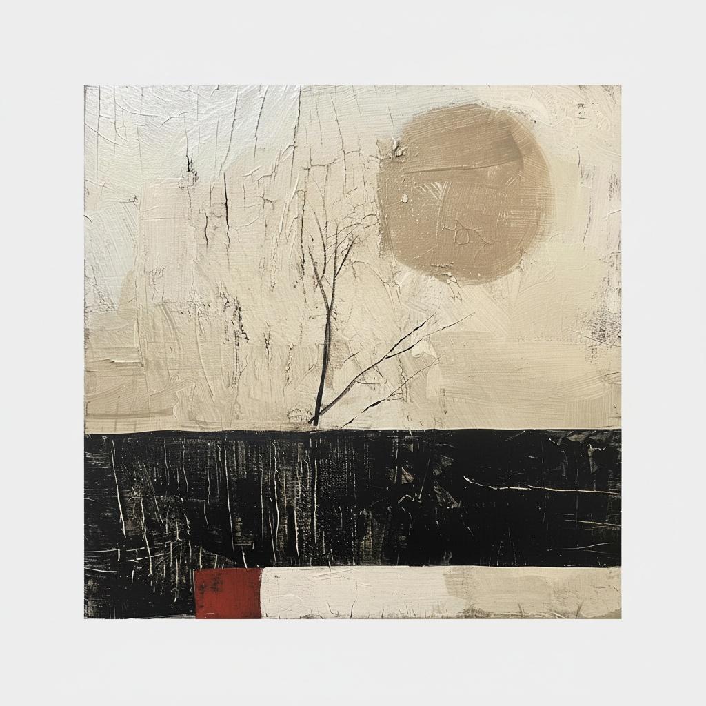 A Monumental Study Of Charcoal Shadows And Muted Celestial Stillness — David Moreau
