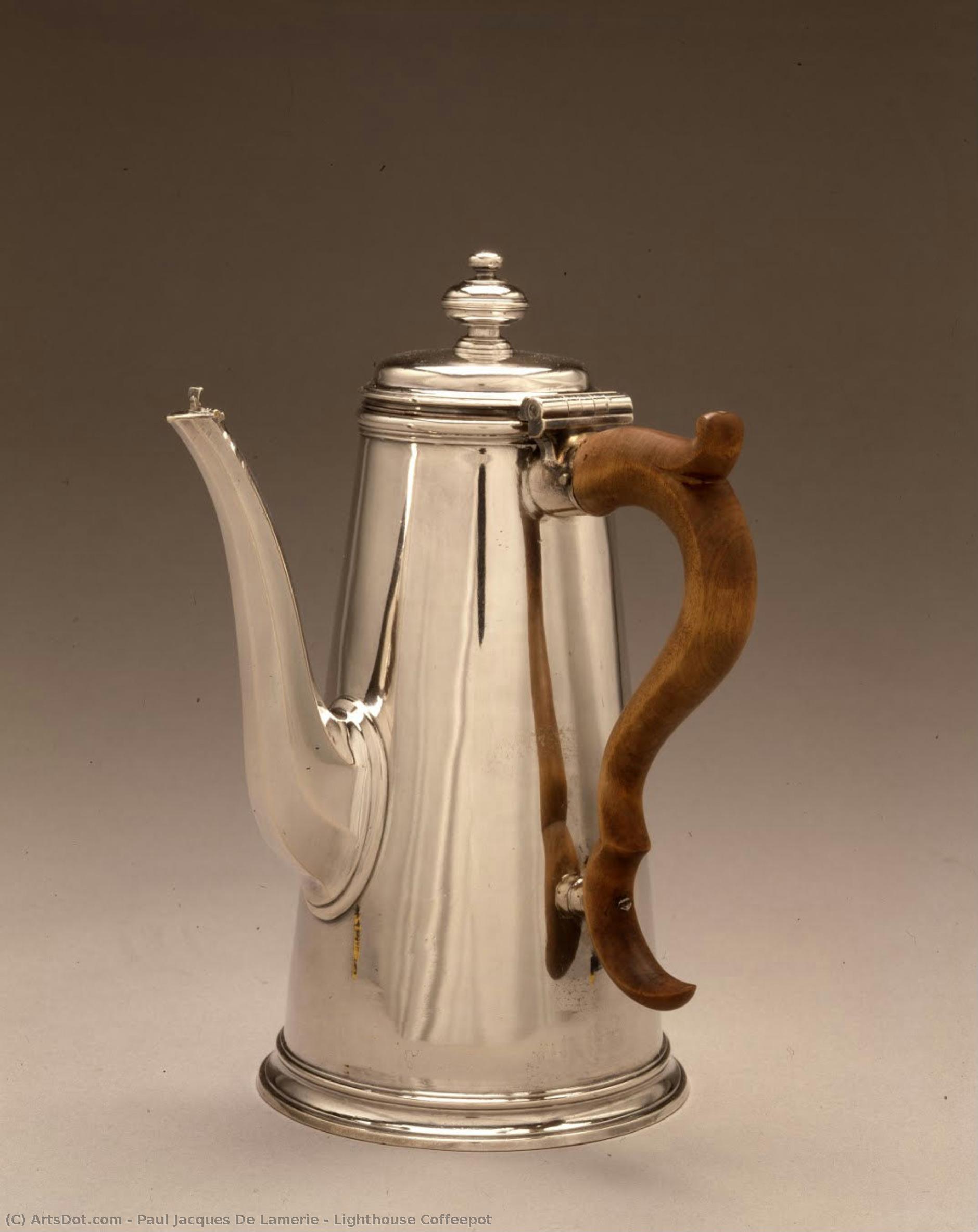 Lighthouse Coffeepot — Paul Jacques De Lamerie