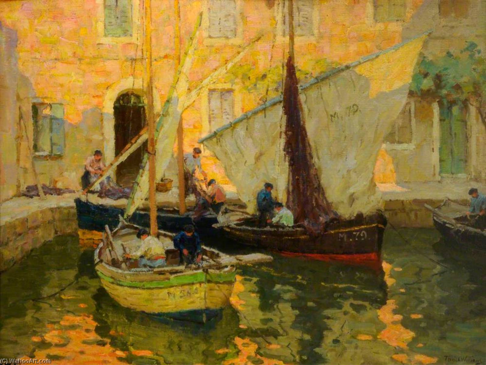 Golden Evening, Martigues, France — Terrick John Williams