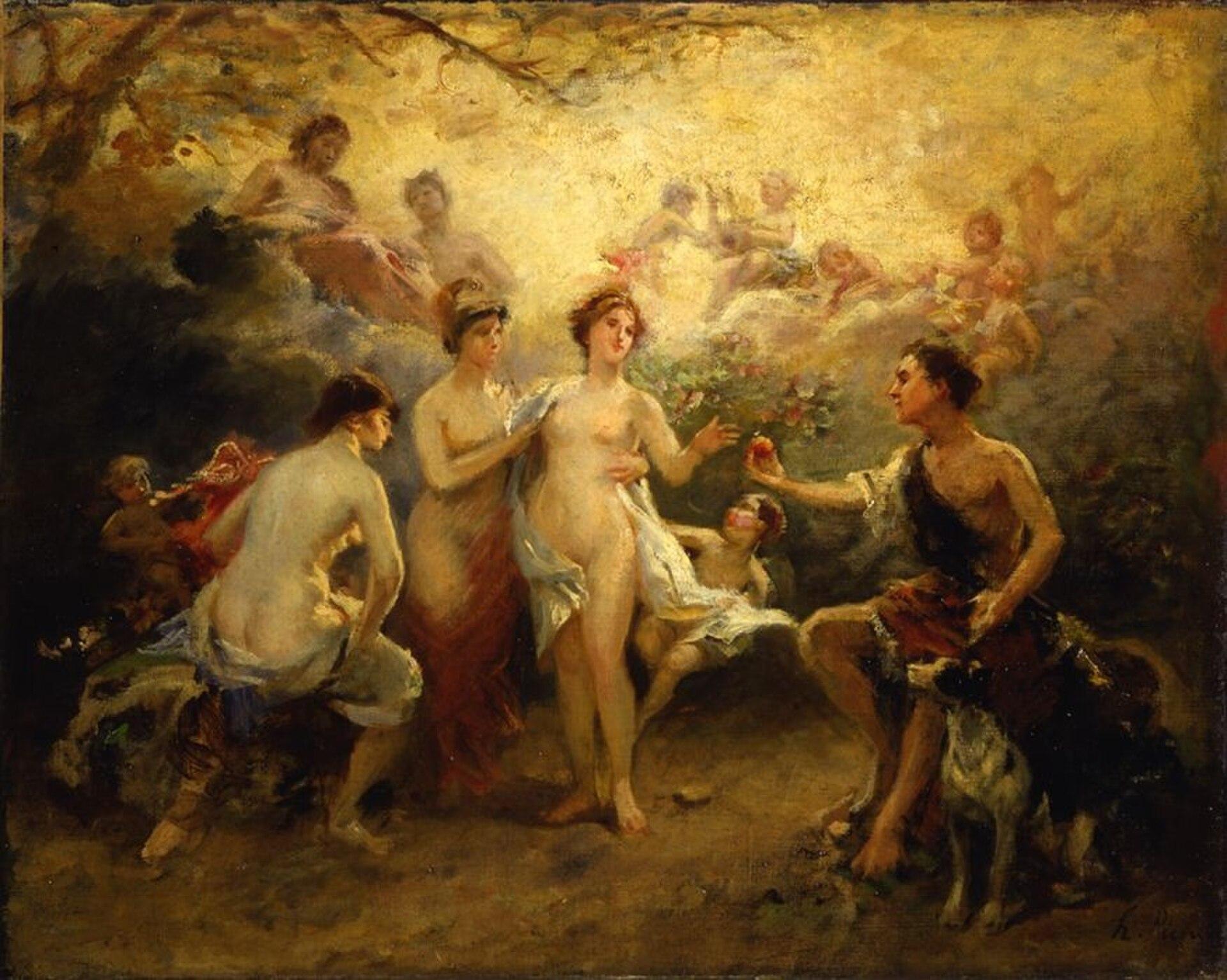 The Judgment Of Paris — Henri Pierre Picou