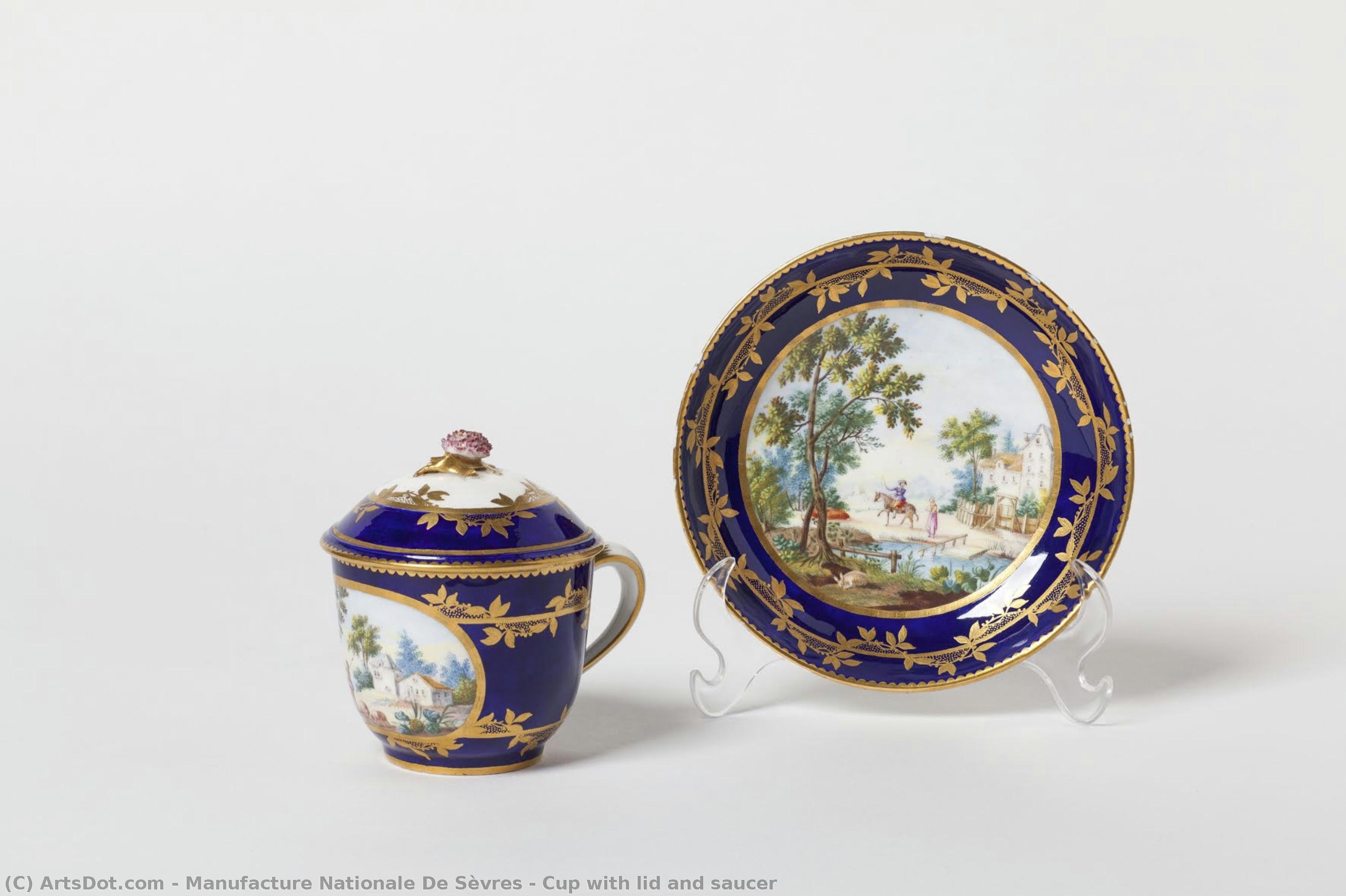 Cup With Lid And Saucer — Manufacture Nationale De Sèvres