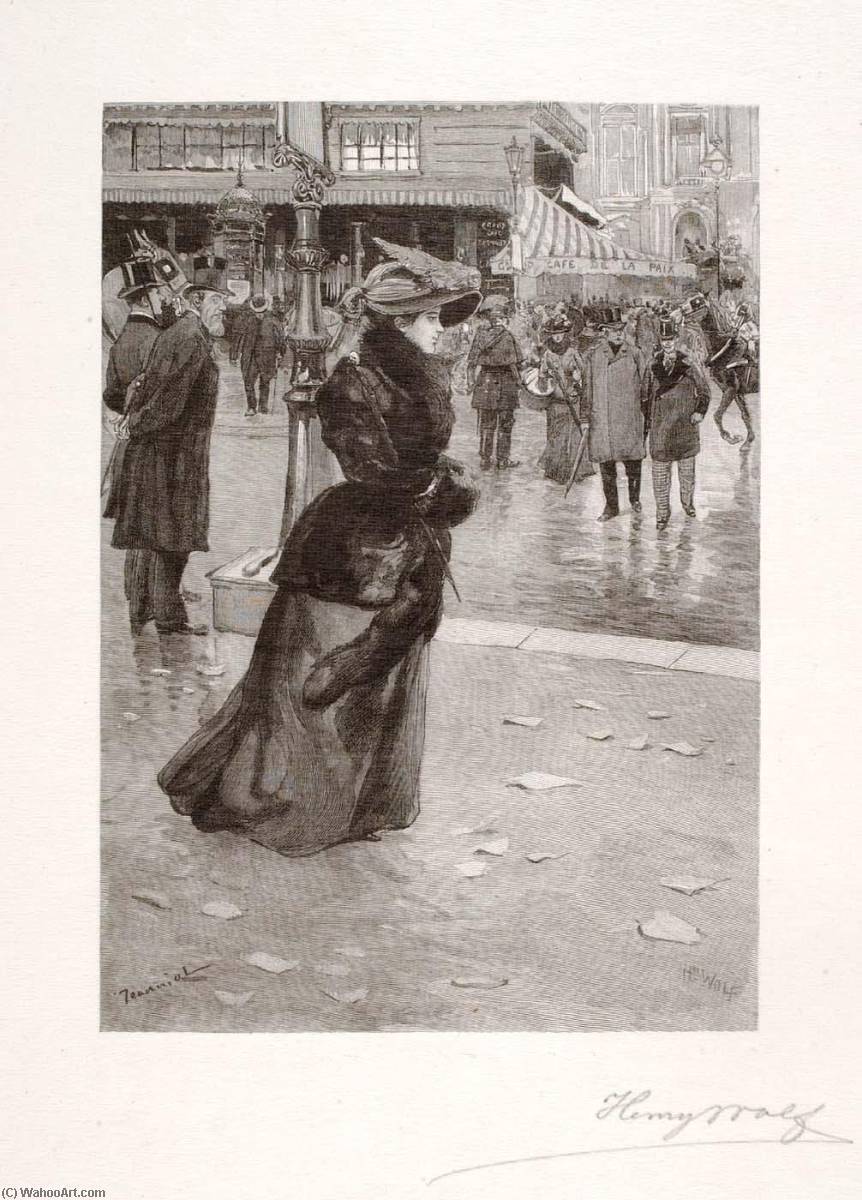Boulevard Des Italiens, A Thorough Parisienne — Henry Wolf