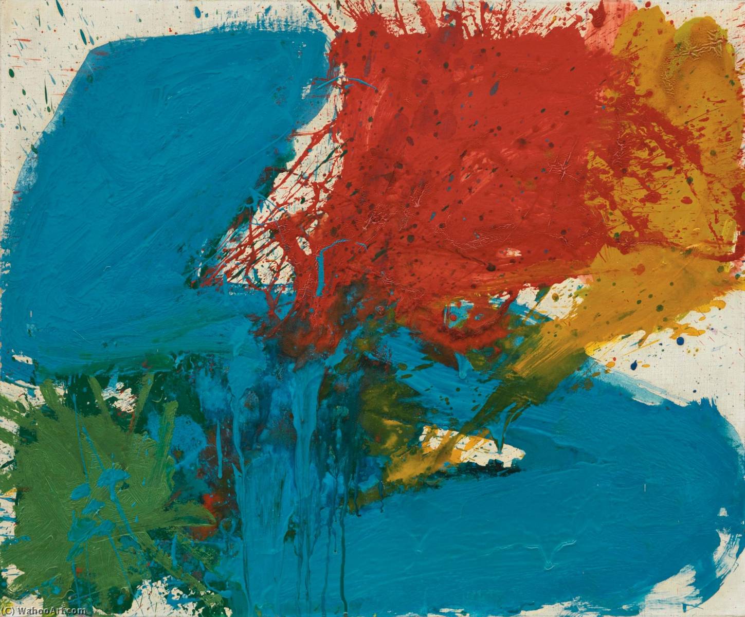 Sam Francis Sit In Jet — Walasse Ting