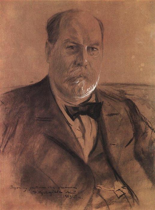 Portrait Of P.a. Vlasov — Boris Mikhailovich Kustodiev
