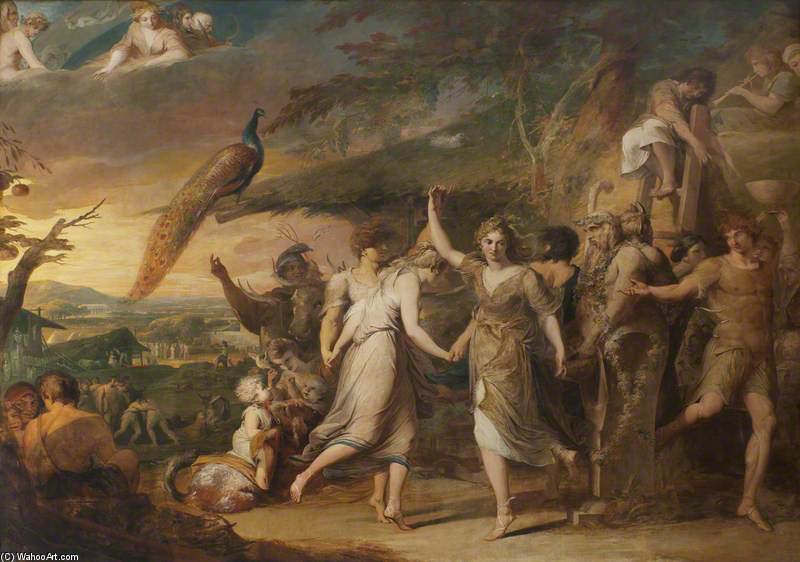 A Grecian Harvest Home, Or Thanksgiving To The Rural Deities, Ceres, Bacchus — James Barry