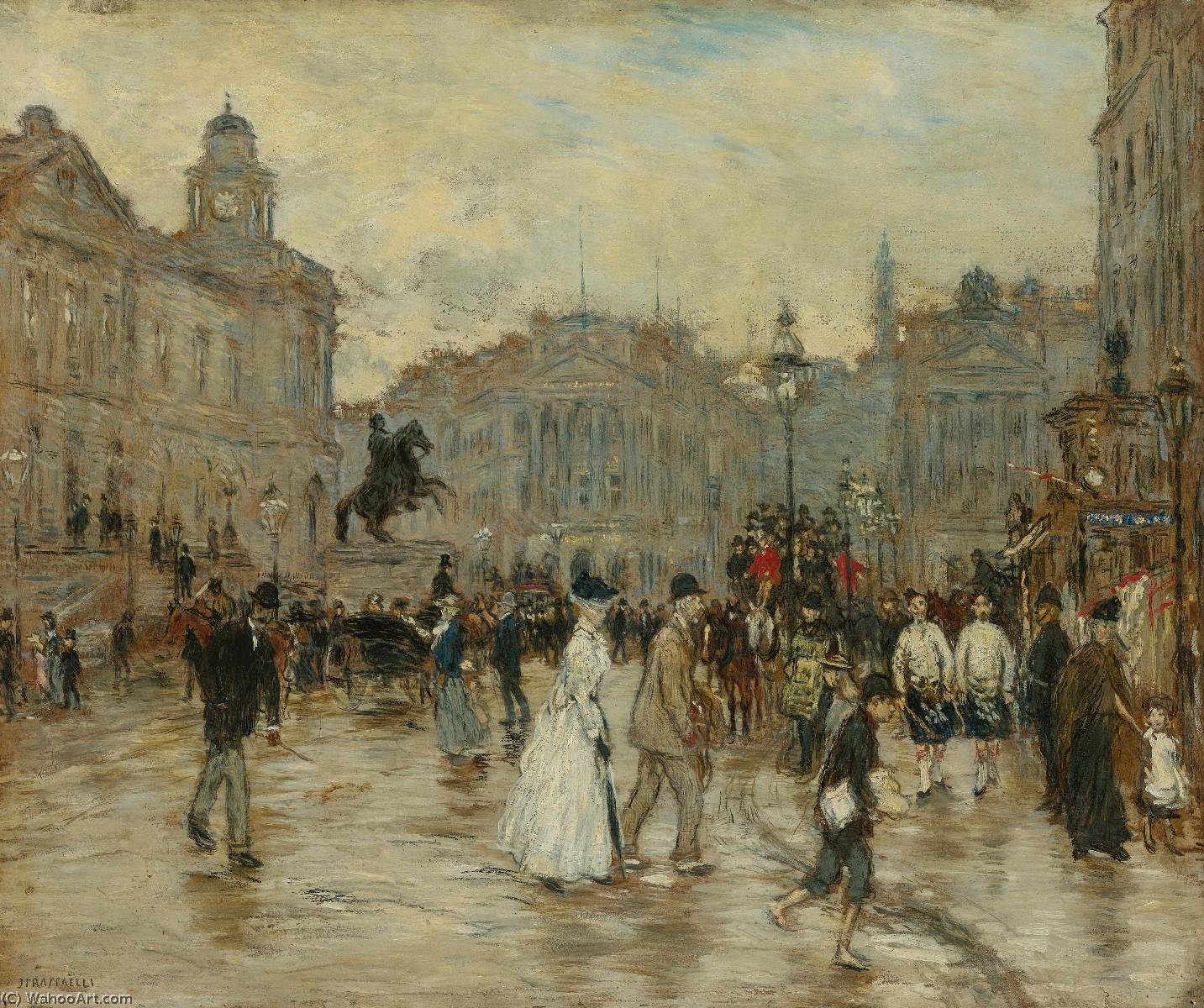 Princess Street, Edinburgh — Jean-françois Raffaelli