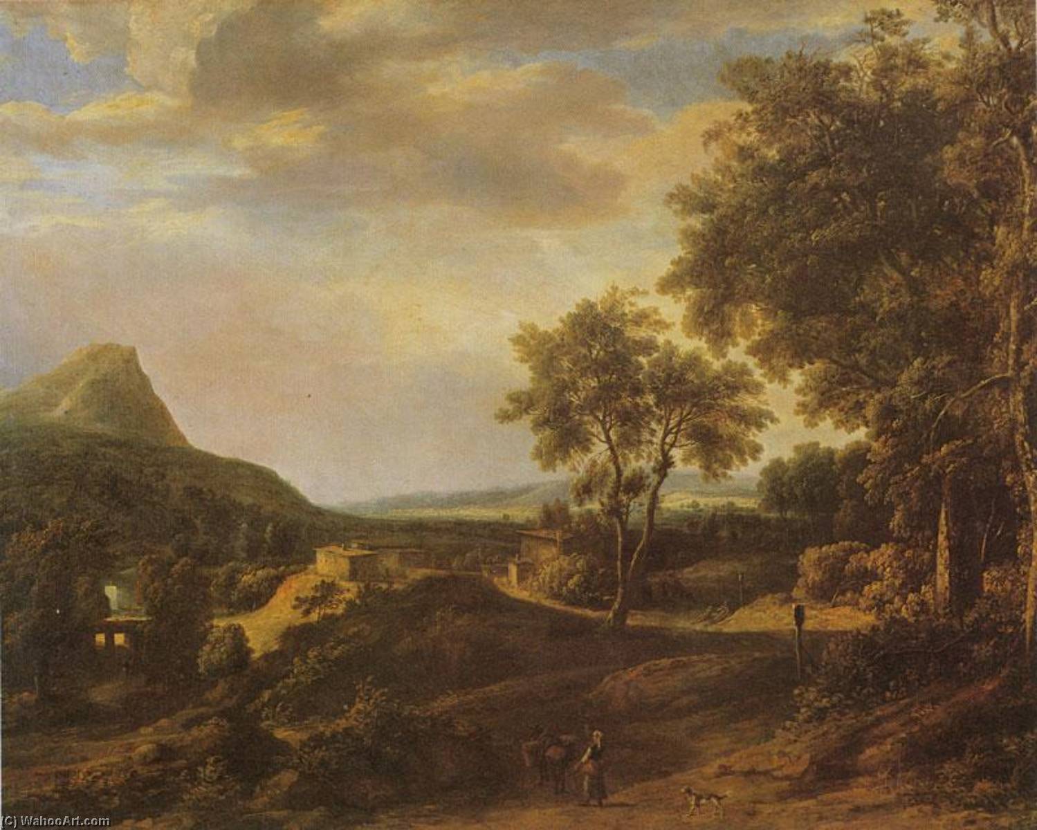 Landscape With A Mountain — Roelant Roghman