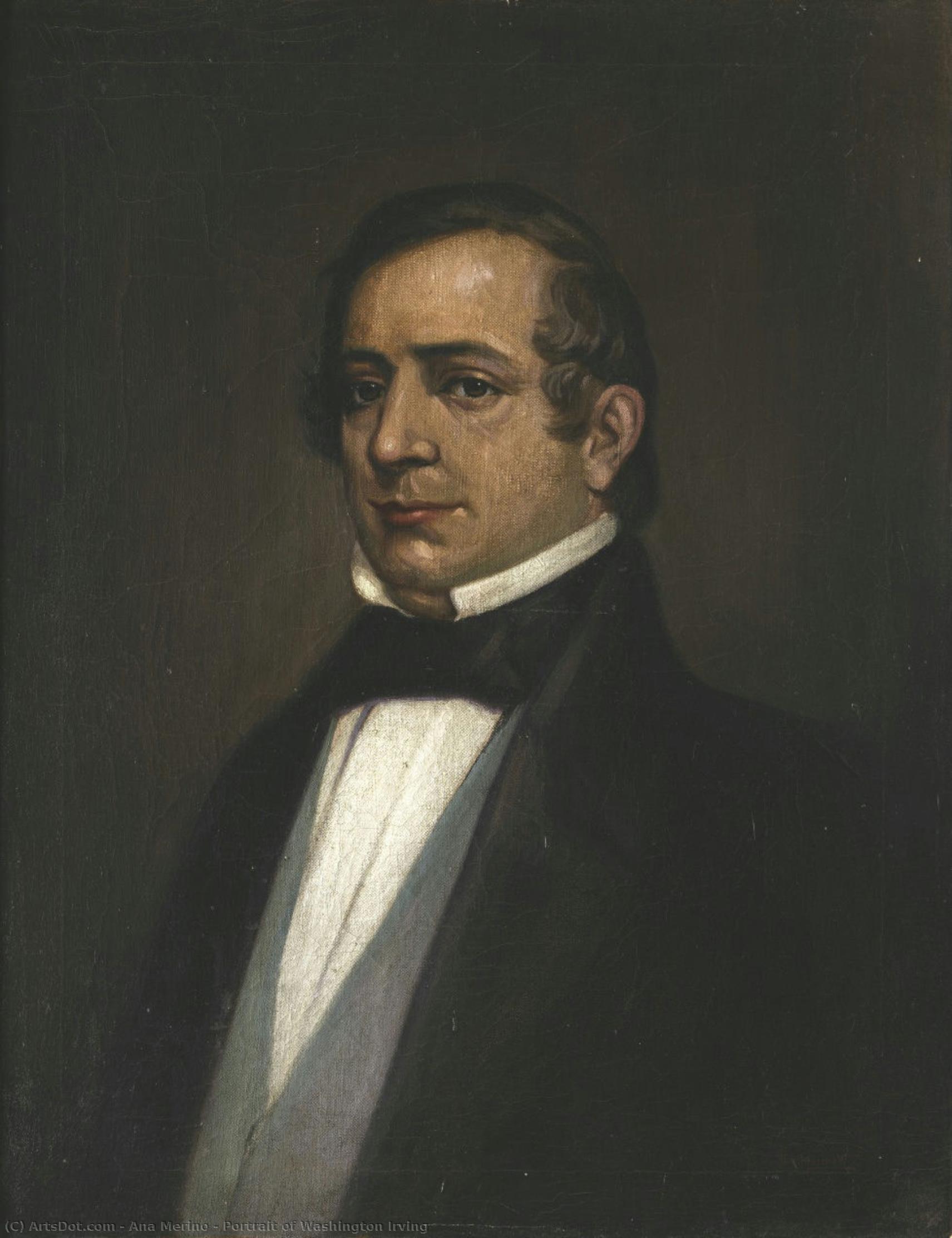 Portrait Of Washington Irving — Ana Merino