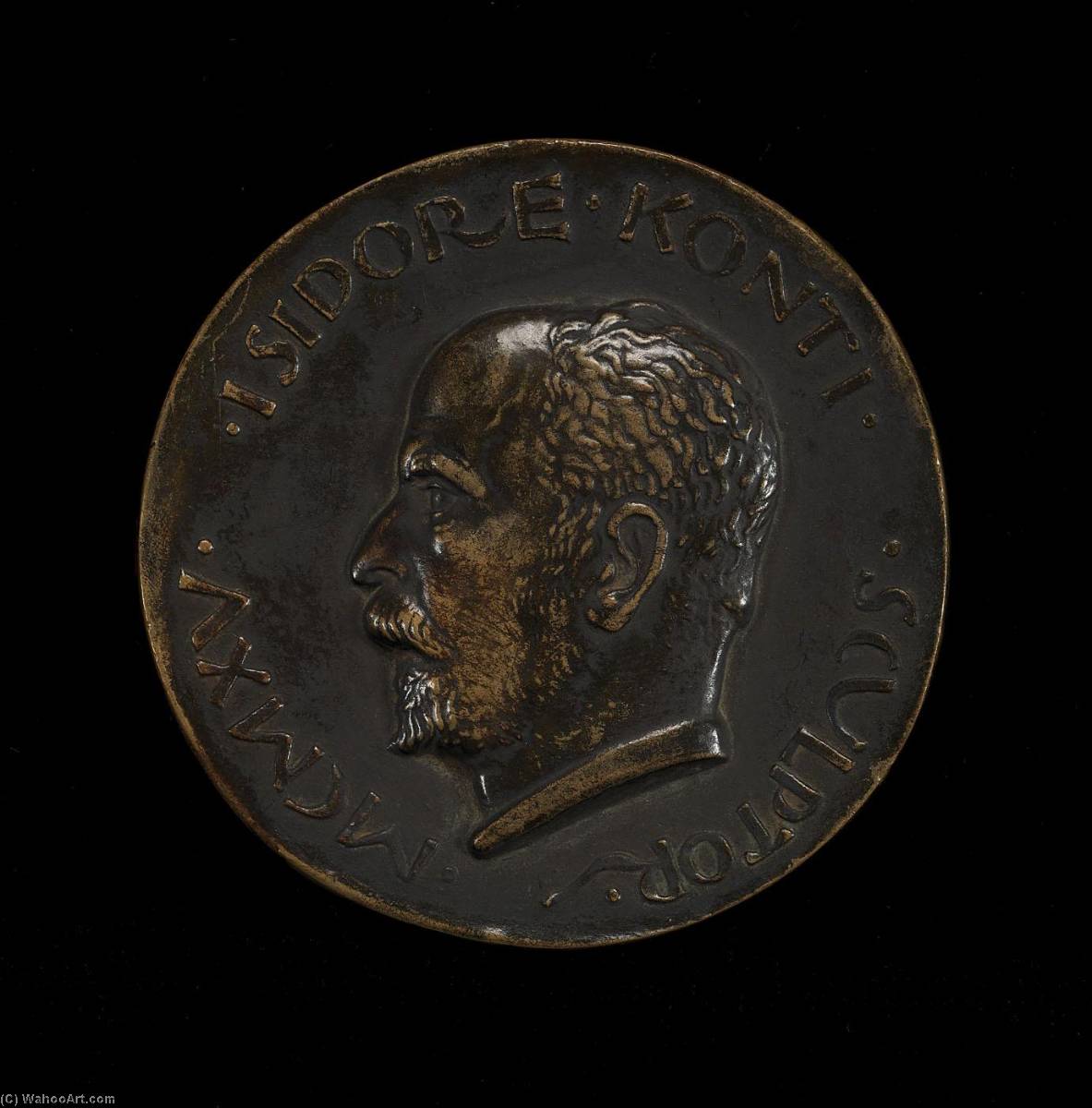 Isadore Konti Portrait Medal, Obverse — ポール・マンシップ
