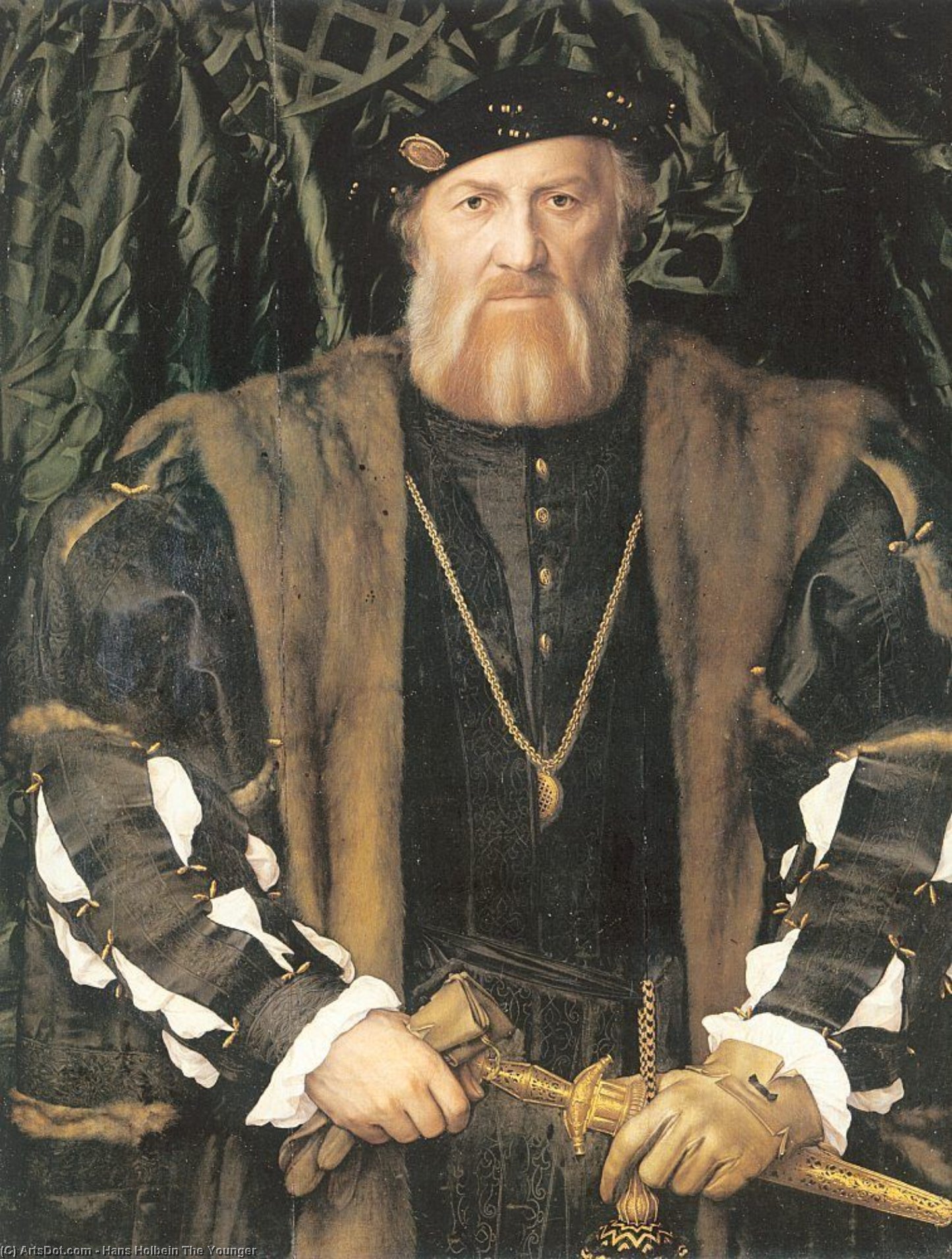 Portrait Of Charles De Solier, Lord Of Morette — Hans Holbein The Younger