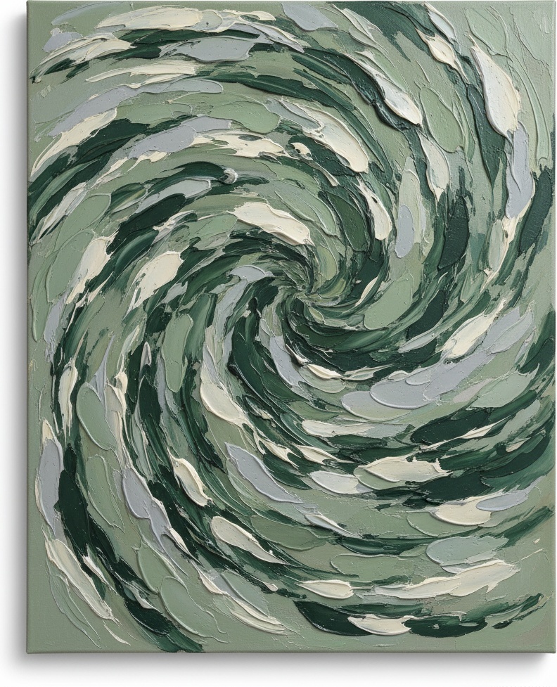 Ethereal Vortex In Sage: A Singular Study Of Rhythmic Forest Motion — Christian Noiret