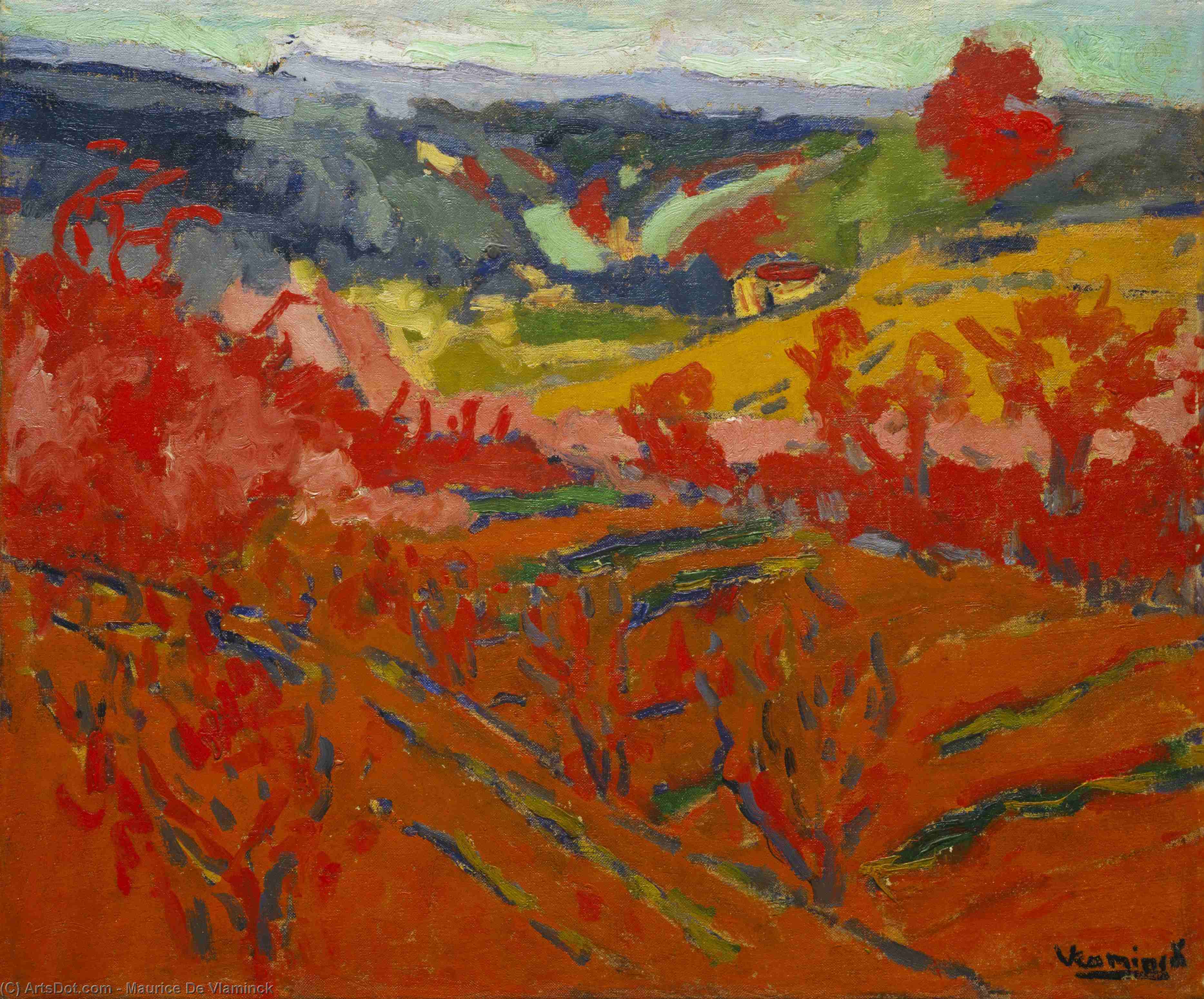 Autumn Landscape — Морис Де Вламик