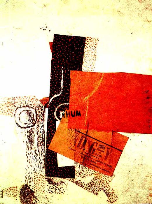The Bottle Of Rum — Georges Braque