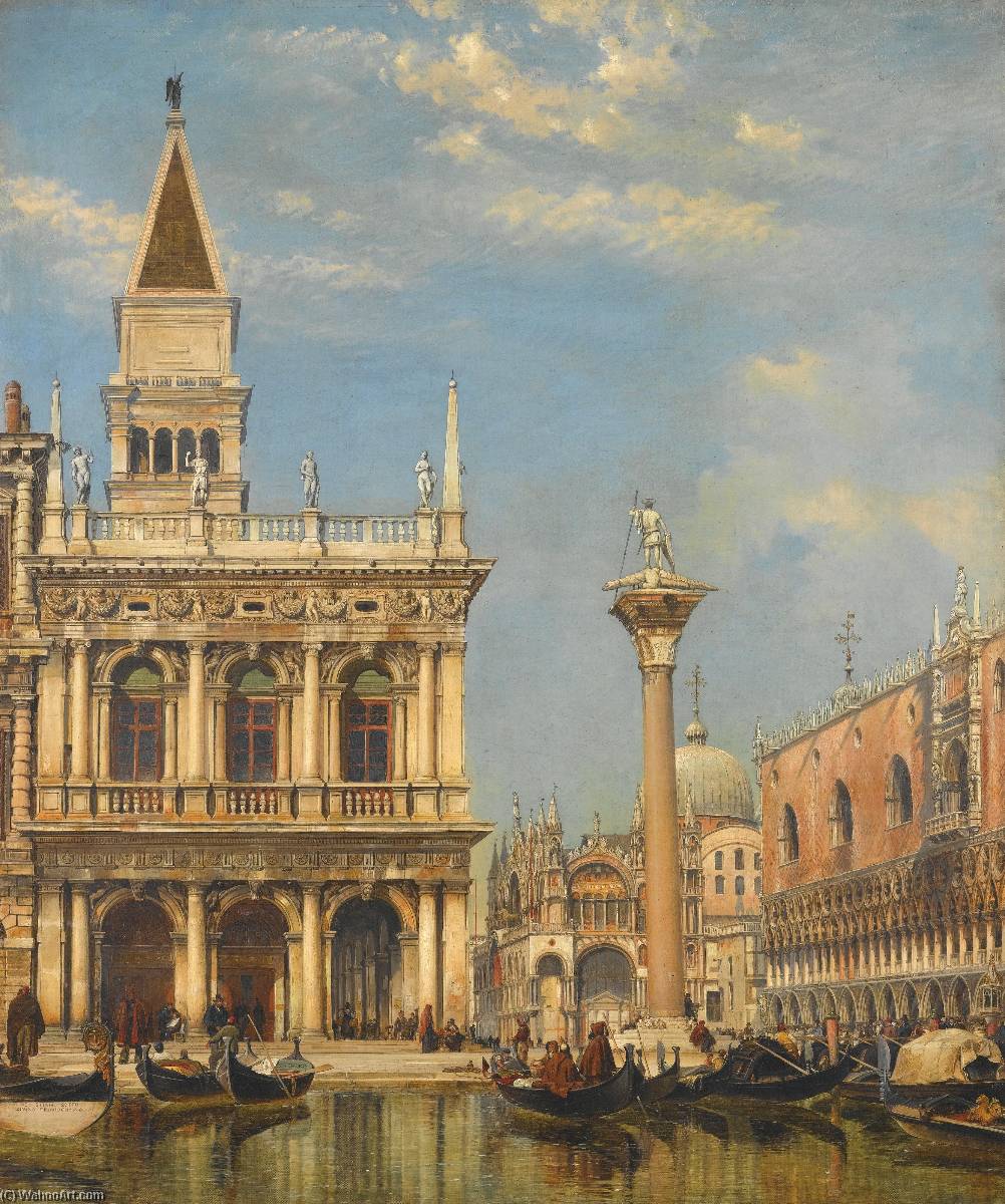 The Piazzetta Of St Mark, Venice — Edward William Cooke