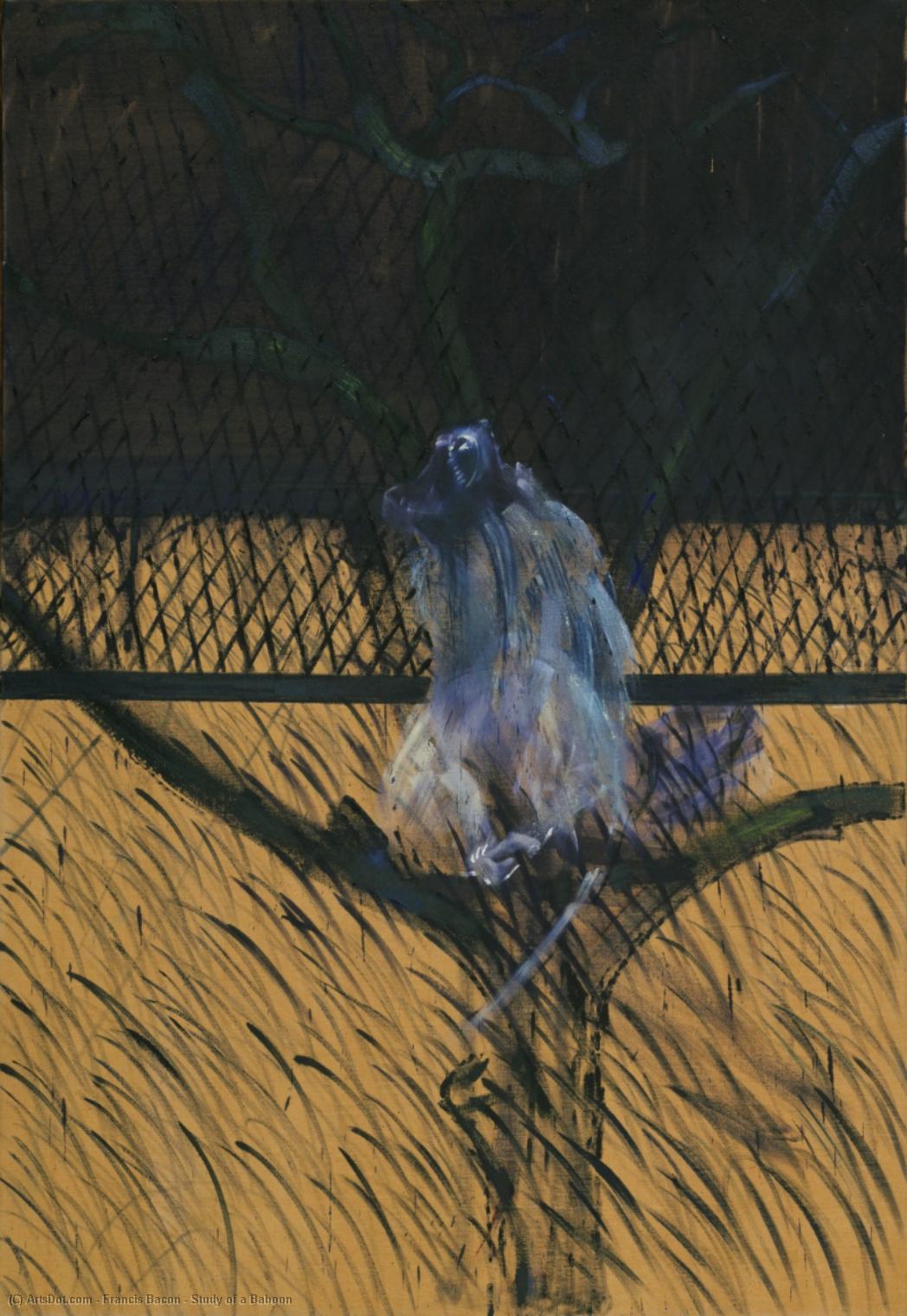 Study Of A Baboon — Francis Bacon