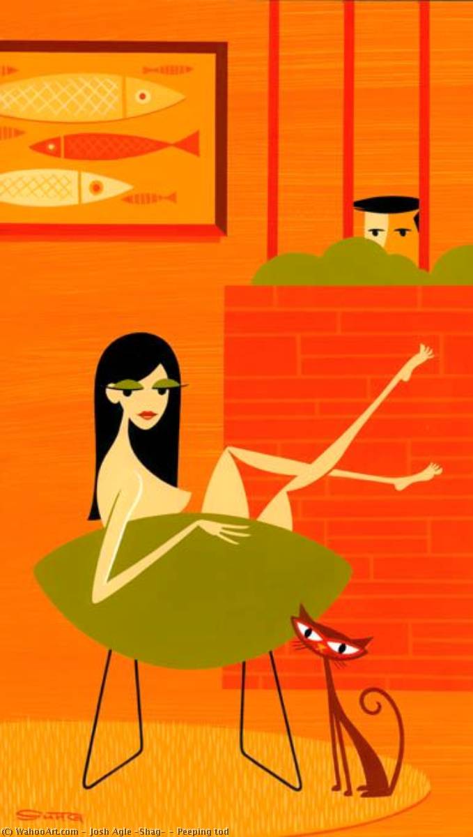 Peeping Tod — Josh Agle (shag)