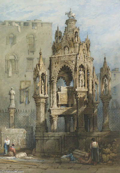 The Scaliger Monument, Verona, Italy — Samuel Prout