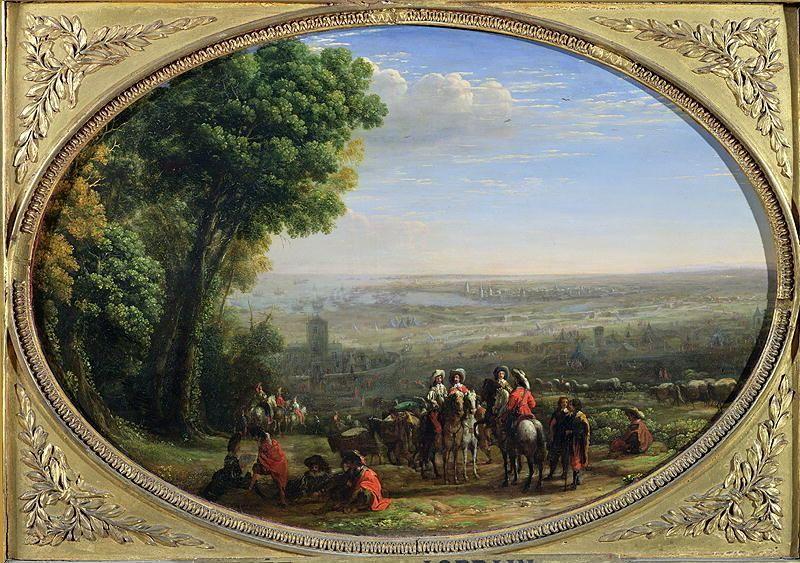 The Siege Of La Rochelle By Louis Xiii — Claude Lorrain (claude Gellée)