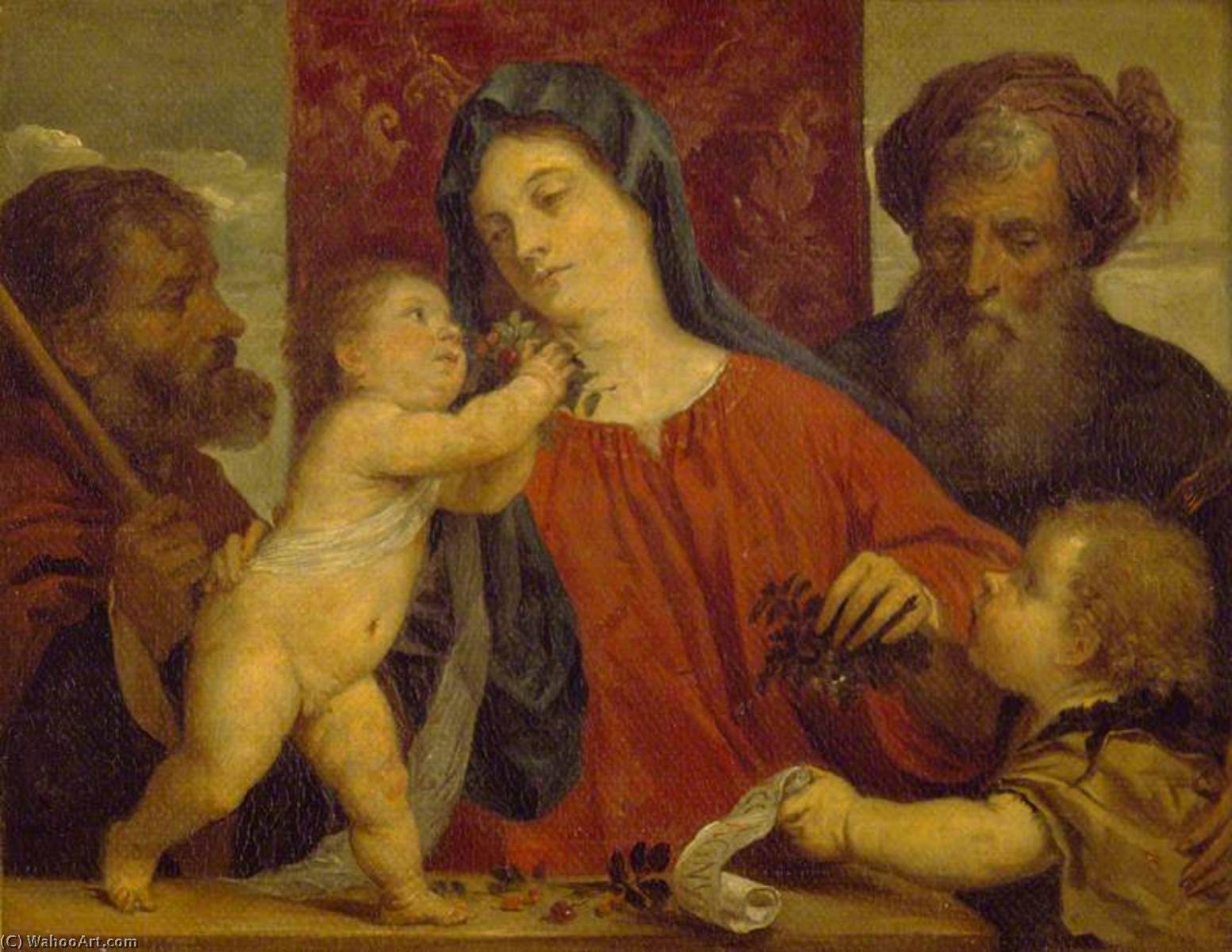 The Madonna Of The Cherries (copy After Titian) — David Teniers The Younger