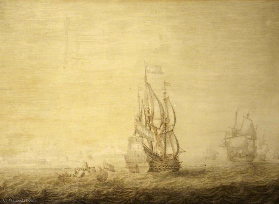 A Dutch Squadron In The Sound — Heerman Witmont