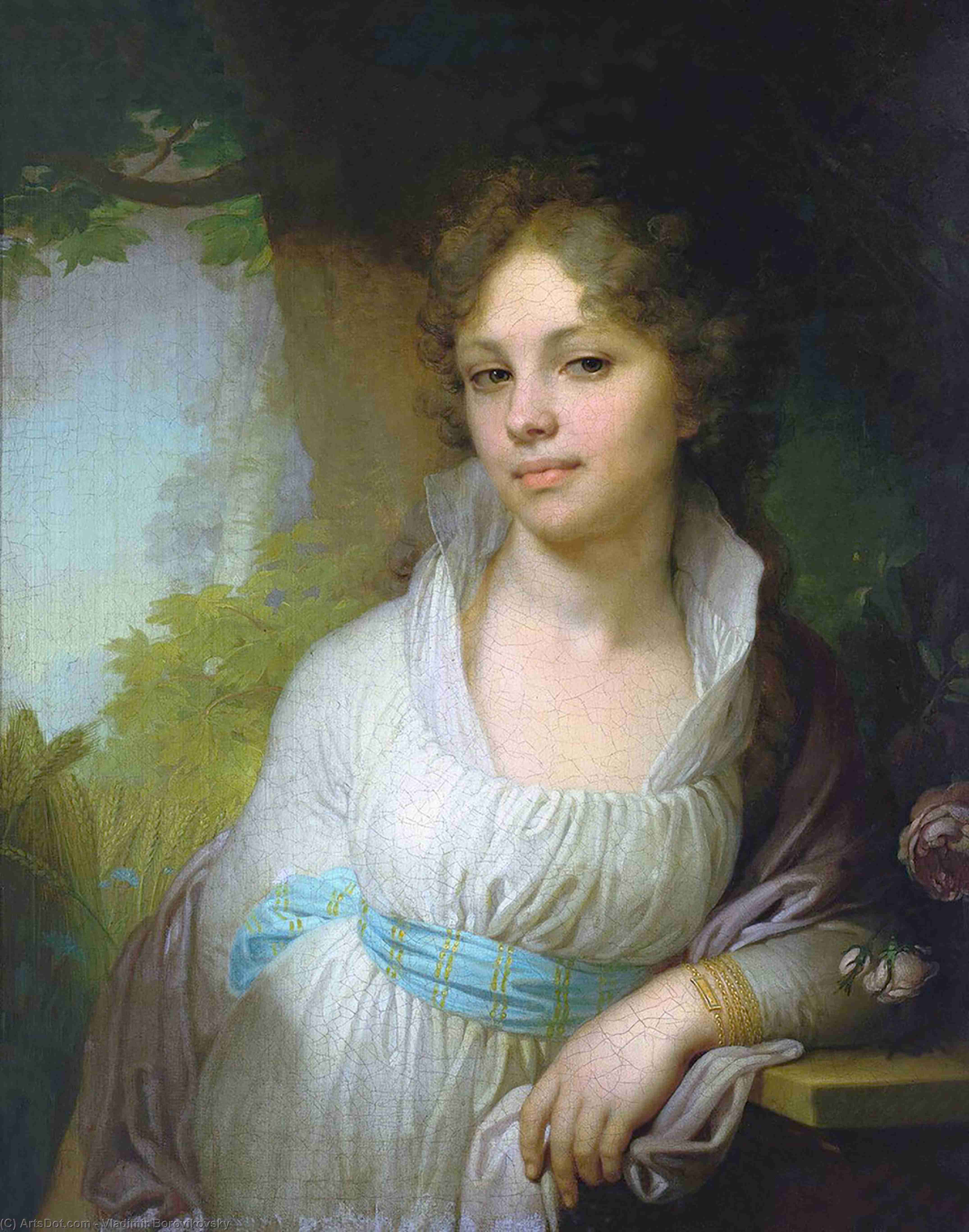 Portrait Of Maria Lopukhina — Vladimir Lukich Borovikovsky