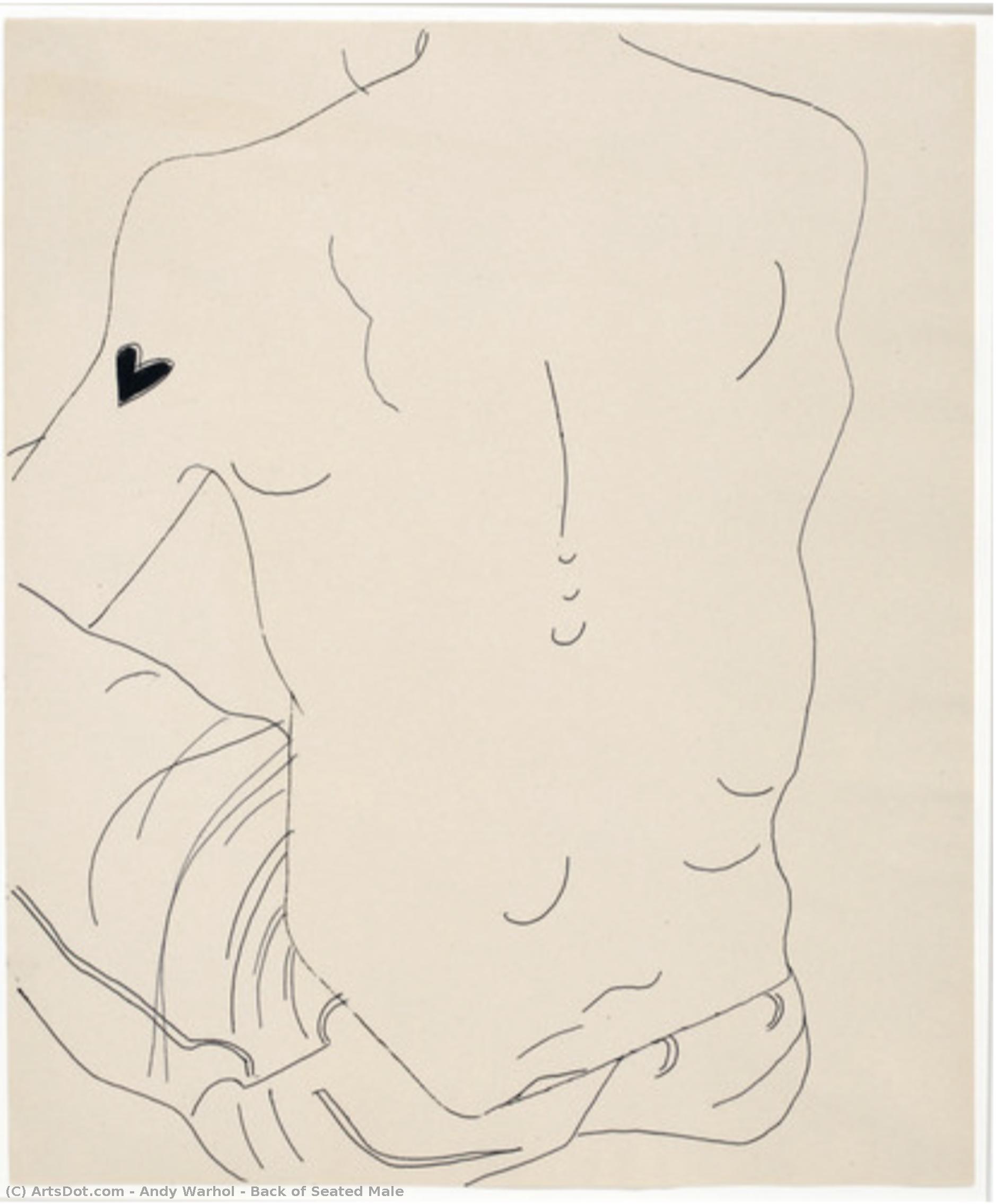 Back Of Seated Male — Andy Warhol