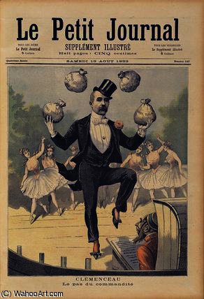 Georges Clemenceau Juggling Bags Of English Money — Henri Meyer